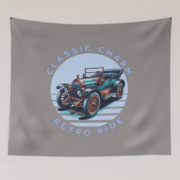 Item preview, Classic Charm, Retro Ride designed and sold by Katrina Kotlarski.