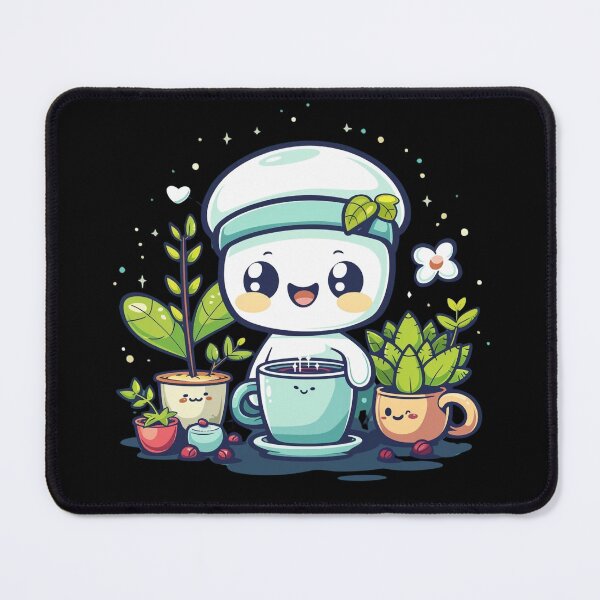 Item preview, Little ghost with coffee and plants designed and sold by DreamVibeShirt.