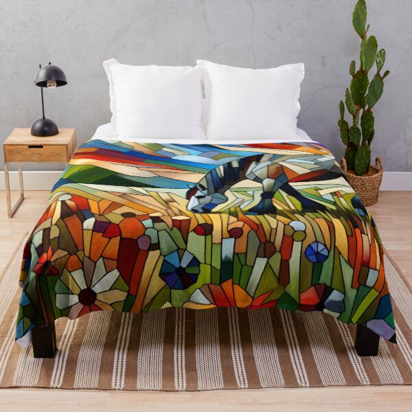 Item preview, Horse in a flower meadow designed and sold by Pferde-Fanshop.