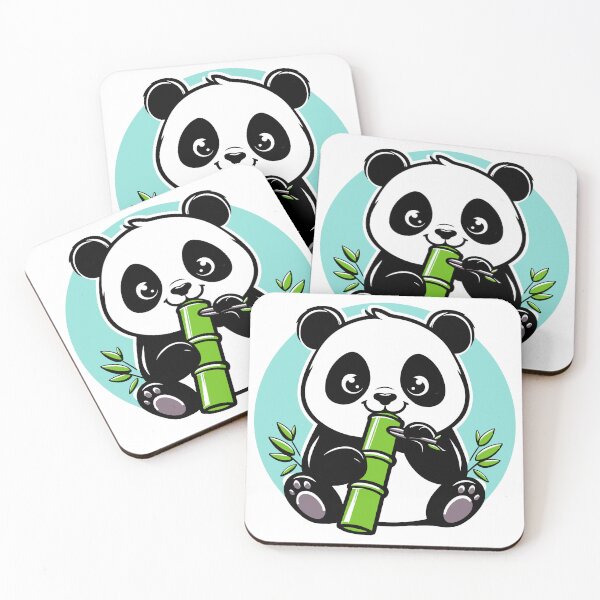 Item preview, Kawaii Panda + Bamboo designed and sold by DesignsByKazu.