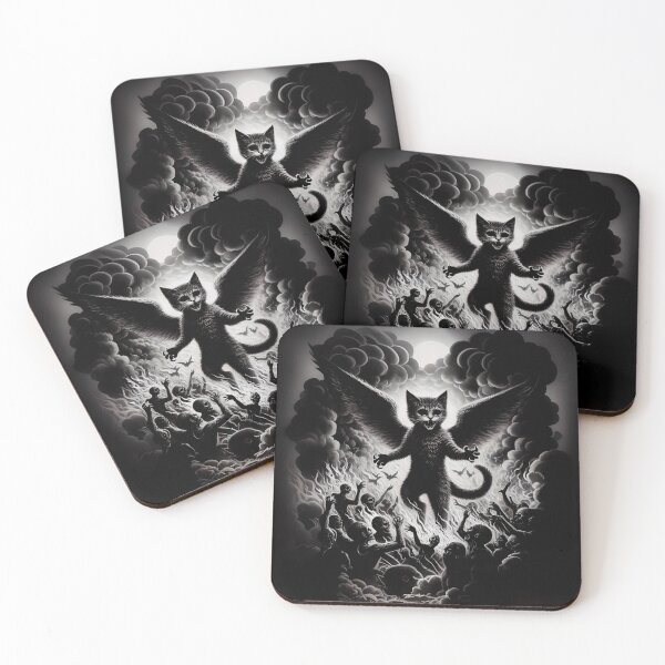 Item preview, Fiery Feline: Cat Demon in Hell designed and sold by morgoth36.