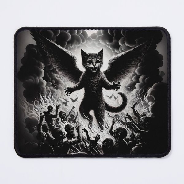 Item preview, Fiery Feline: Cat Demon in Hell designed and sold by morgoth36.