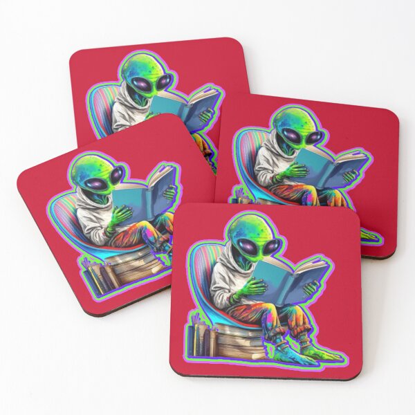 Item preview, Alien Reading designed and sold by WoodburyLake.