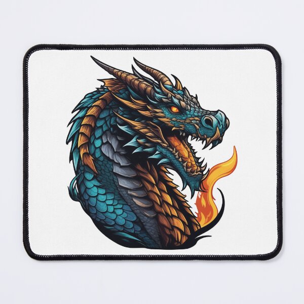 Artikelvorschau, Mystik und Macht: Der Blaue Drache entworfen und verkauft von Ink-Kreativ.