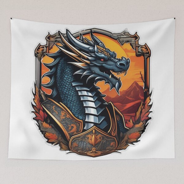Item preview, Mystical Dragon: Between Day and Night designed and sold by Ink-Kreativ.