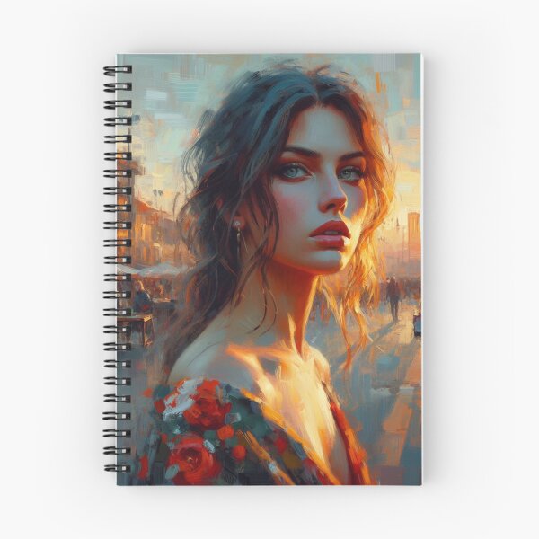 Item preview, Urban Grace: A Moment Captured in Brushstrokes designed and sold by PyxolrStudio.