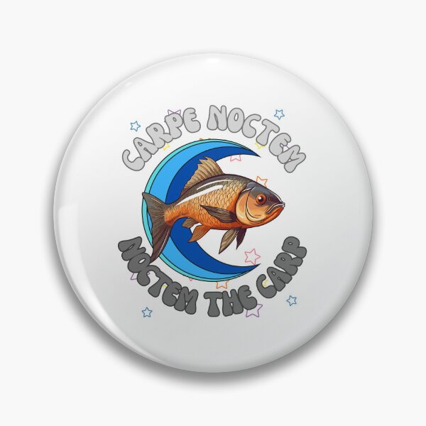 Item preview, Carpe noctem - Noctem the carp designed and sold by Ghoof-Wear.
