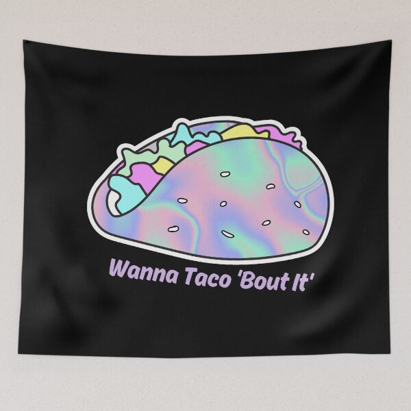 Item preview,  Glittery Holographic tacos  designed and sold by Artistusha.