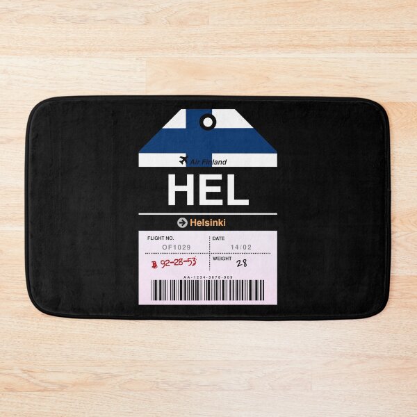Item preview, Helsinki Airline Luggage Tag designed and sold by RabbitK.