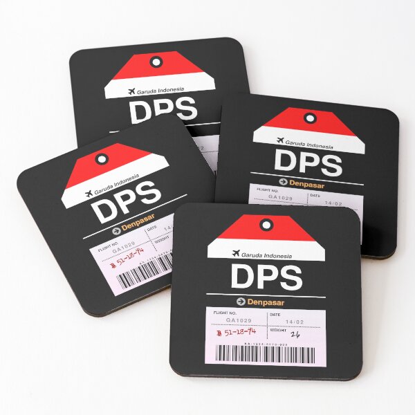 Item preview, Denpasar Airline Luggage Tag designed and sold by RabbitK.