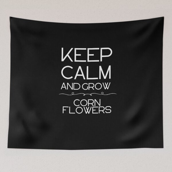 Item preview, Keep calm and grow cornflowers designed and sold by GartenIdeen.