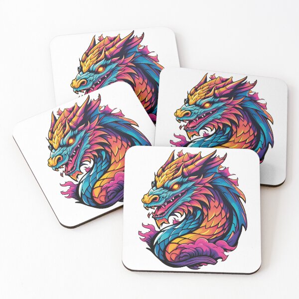 Item preview, Dragon's Play of Colors: Powerful Fantasy Art designed and sold by Ink-Kreativ.