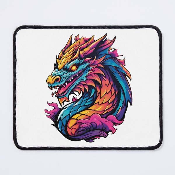Item preview, Dragon's Play of Colors: Powerful Fantasy Art designed and sold by Ink-Kreativ.