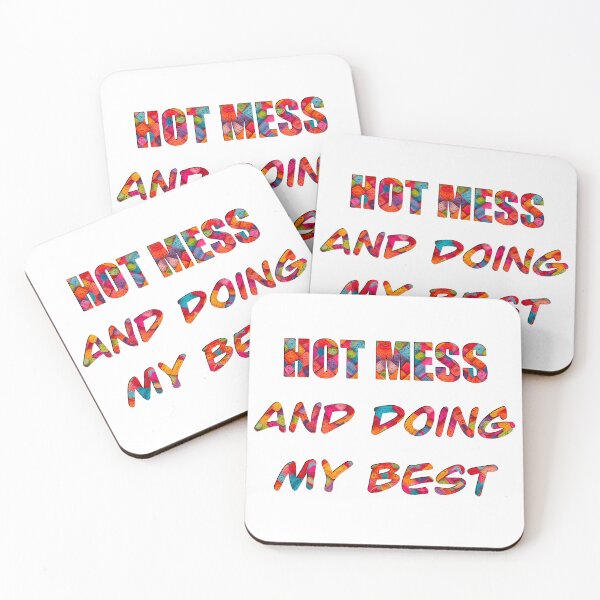 Item preview, Hot mess and doing my best designed and sold by Flowersonstuff.