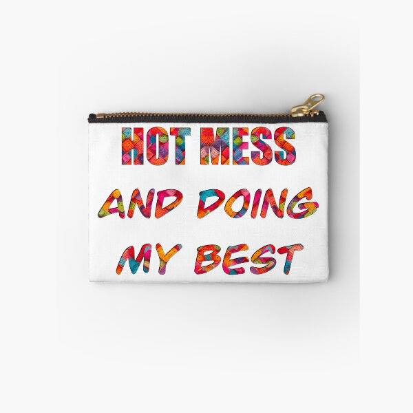 Item preview, Hot mess and doing my best designed and sold by Flowersonstuff.
