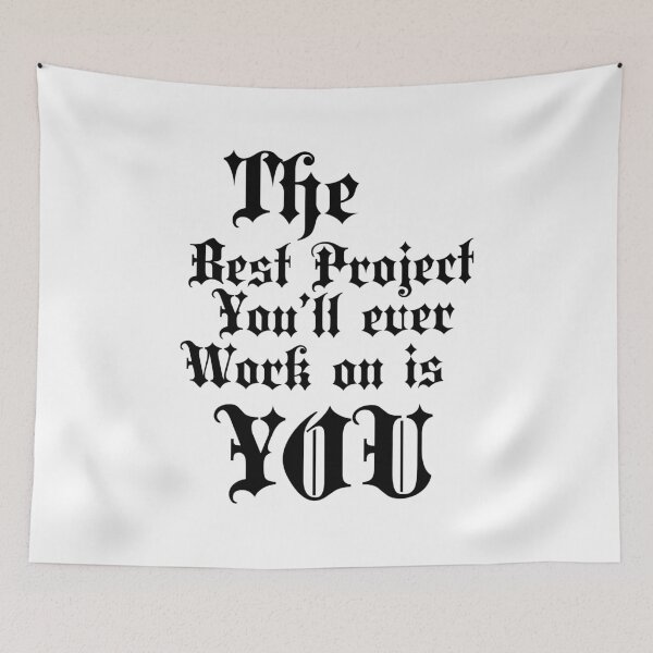 Item preview, The best project you'll ever work on is you designed and sold by 101univers.