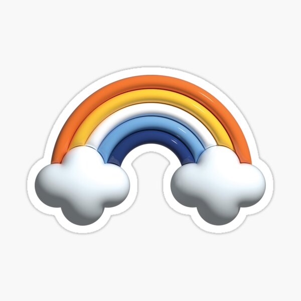 Artikel-Vorschau von 3D-Aroace-Regenbogen, designt und verkauft von memma04.