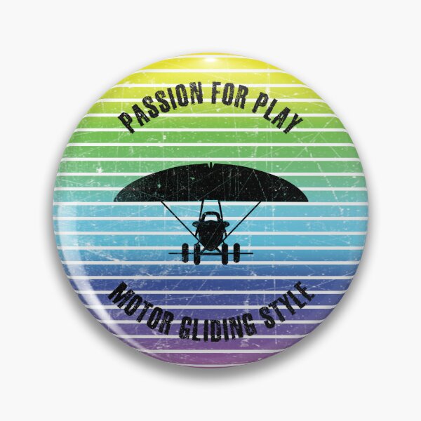 Item preview, Black silhouette of a motor glider against the background of rainbow stripes designed and sold by HarridanCreates.