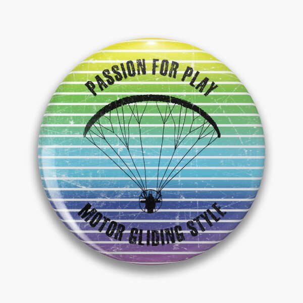 Item preview, Black silhouette of a man flying a paraglider against the background of rainbow stripes designed and sold by HarridanCreates.