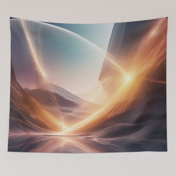 Item preview, wave in the Electromagnetic Field on Mercury mountain designed and sold by JangmiHorang.
