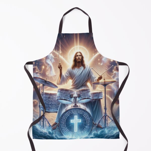 Item preview, "JESUS DRUMMER" :CHRISTIAN DRUMMER GIFT designed and sold by Obinne.