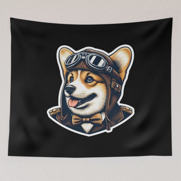 Item preview, Corgi Pilot designed and sold by ThisDress.