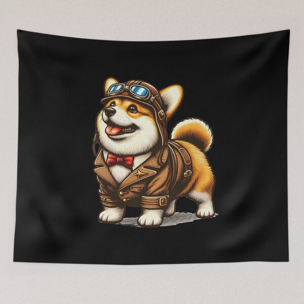 Item preview, Corgi Pilot designed and sold by ThisDress.
