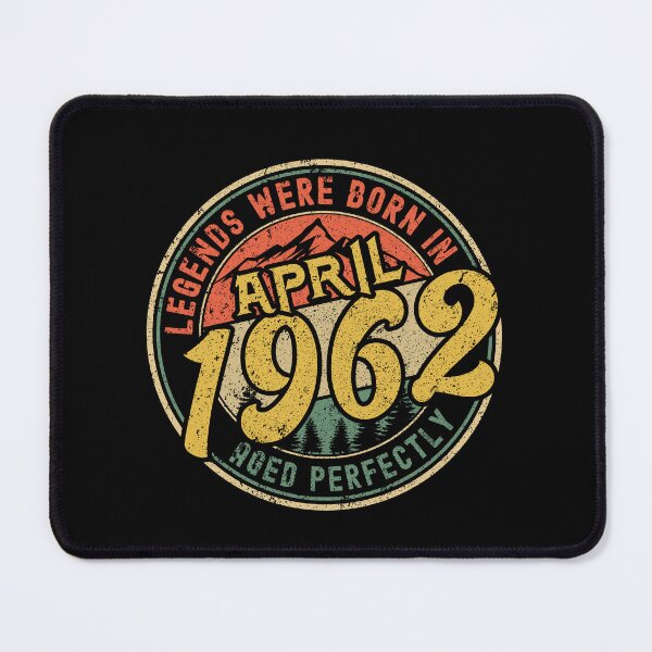 Item preview, Legends were born in APRIL 1962 - aged perfectly - awesome vintage birthday designed and sold by oudinmeissArt.