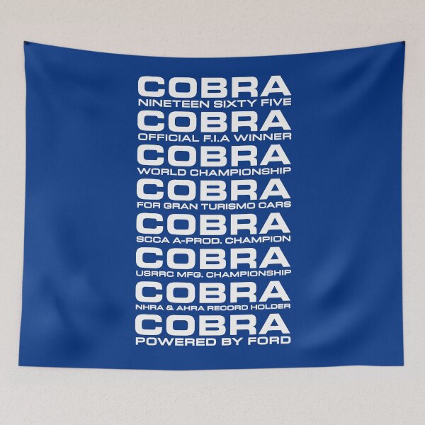Item preview, Shelby Cobra 1965 Winner - white print designed and sold by retropetrol.