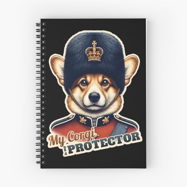 Item preview, Corgi King Queen guard designed and sold by ThisDress.