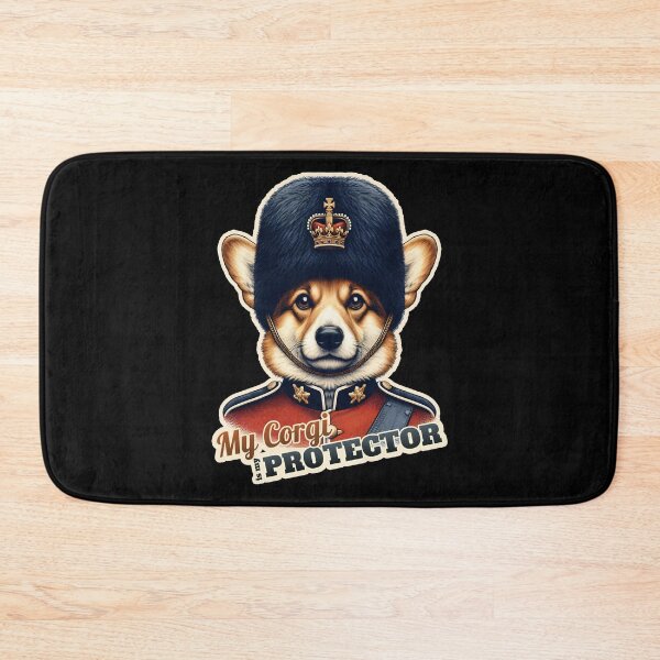 Item preview, Corgi King Queen guard designed and sold by ThisDress.