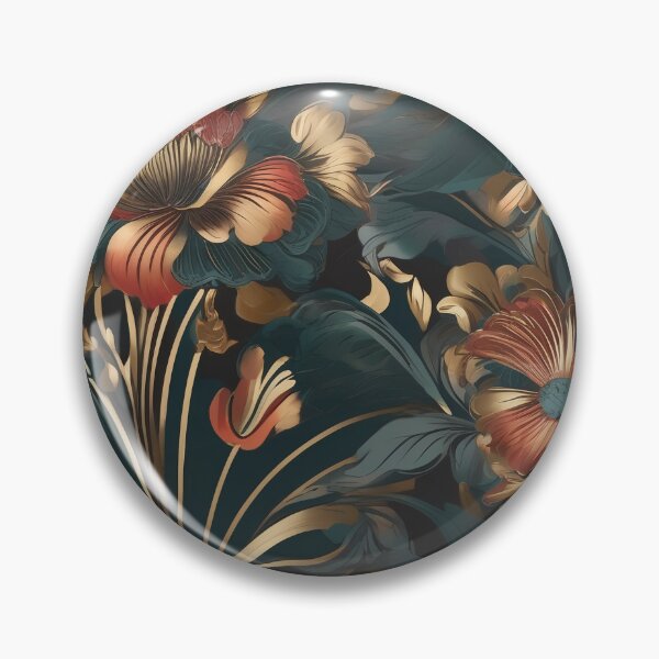 Item preview, Art Deco Flower Pattern designed and sold by Tamas Das.