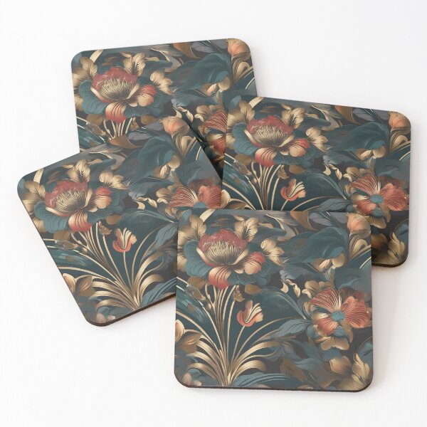 Item preview, Art Deco Flower Pattern designed and sold by Tamas Das.