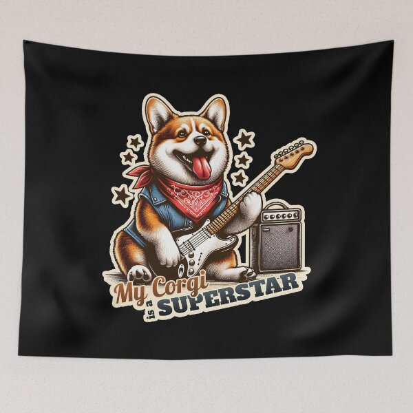 Item preview, Corgi Rockstar designed and sold by ThisDress.