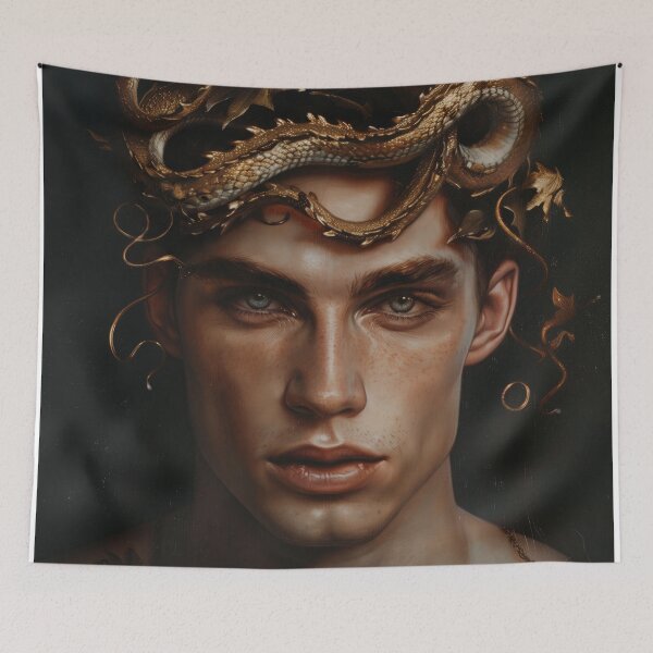 Item preview, The Male Gorgon Print designed and sold by JaimeLikes.