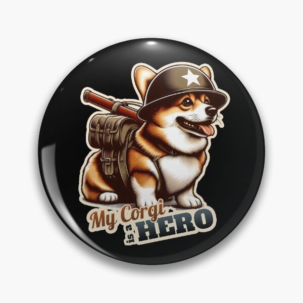 Item preview, Corgi Soldier designed and sold by ThisDress.