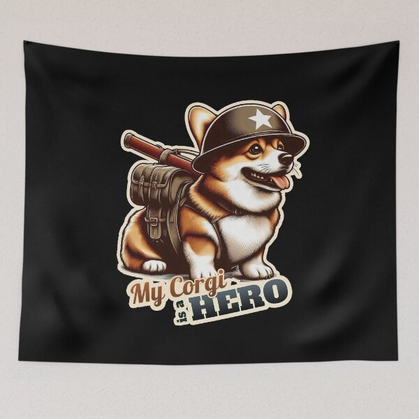 Item preview, Corgi Soldier designed and sold by ThisDress.