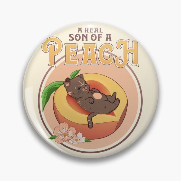 Item preview, Real Son of a Peach Cute Cat Fruit designed and sold by 84collective.