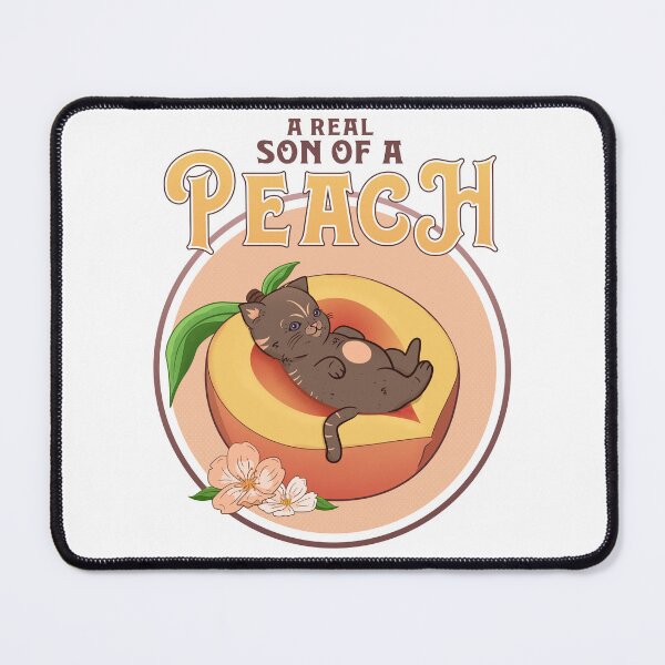 Item preview, Real Son of a Peach Cute Cat Fruit designed and sold by 84collective.