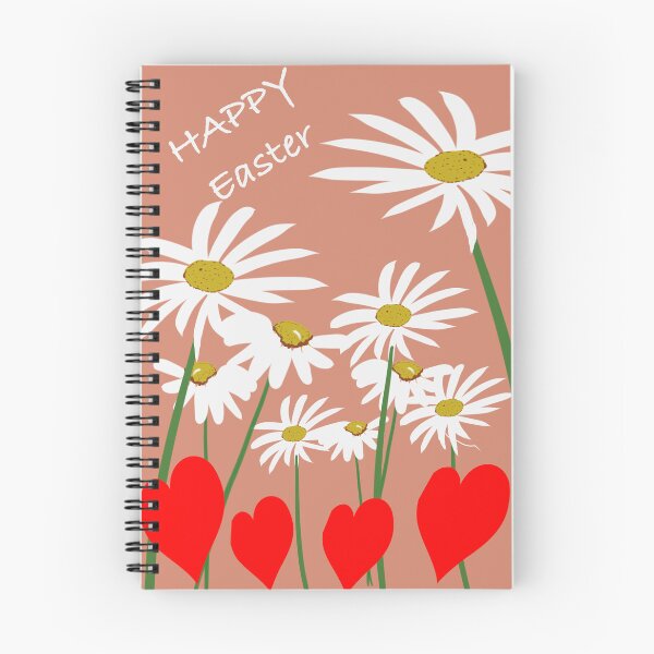 Item preview, Happy Easter with pretty ox eye daisy flowers designed and sold by iancoppack.