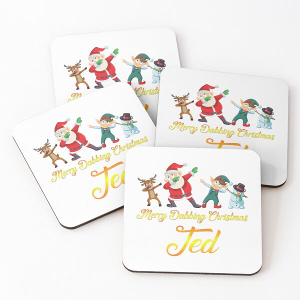 Item preview, Ted Name - Dabbing Santa Claus Elf Reindeer Snowman -  Merry Dabbing Christmas Ted   designed and sold by DavianDecker.