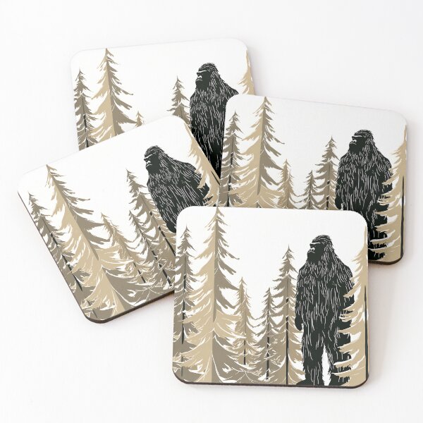 Item preview, Bigfoot in Tan Forest designed and sold by Valley42Designs.