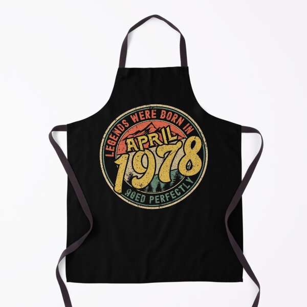 Item preview, Legends were born in APRIL 1978 - aged perfectly - awesome vintage birthday designed and sold by oudinmeissArt.