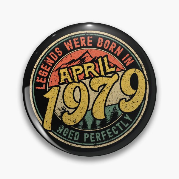 Item preview, Legends were born in APRIL 1979 - aged perfectly - awesome vintage birthday designed and sold by oudinmeissArt.