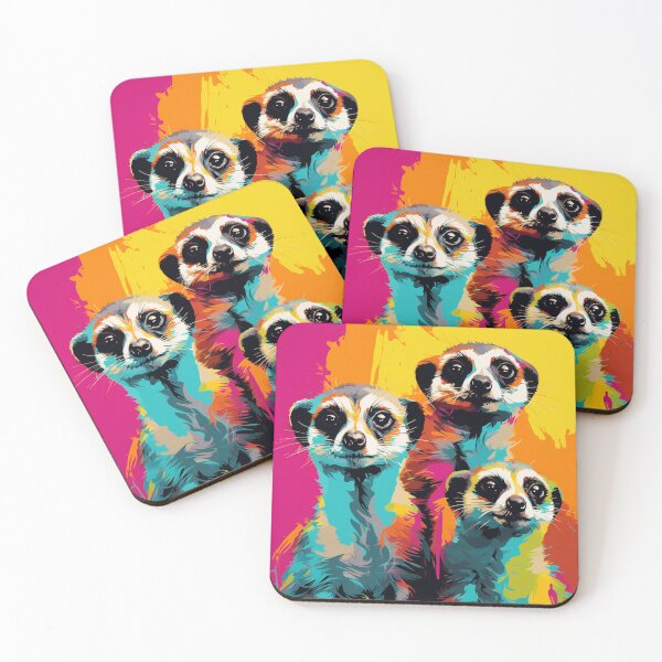 Item preview, Meerkats Pop Art 2 designed and sold by AstroRisq.