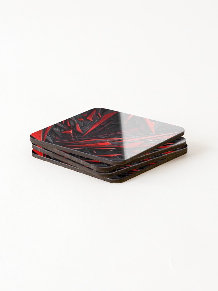 Thumbnail 4 of 5, Coasters (Set of 4), Ruby Rampage designed and sold by papi1998.