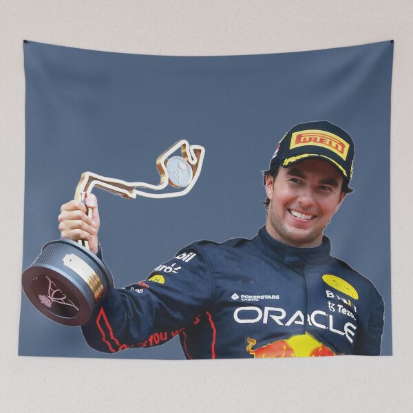 Item preview, Sergio Checo F1 Driver Win Trophy F1 Team Max Teammate designed and sold by FormulaGTee1.