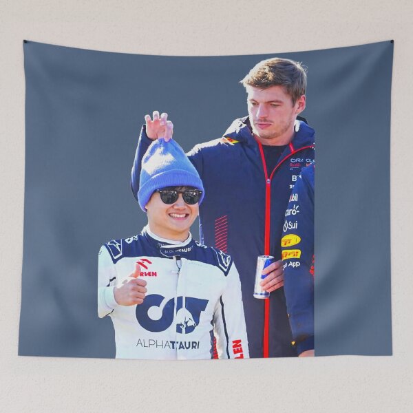 Item preview, Yuki Tsunoda F1 Driver Max pulling Yuki's Hat designed and sold by FormulaGTee1.