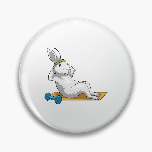 Item preview, Bunny Fitness Sit ups Sports designed and sold by Snabdesign84.