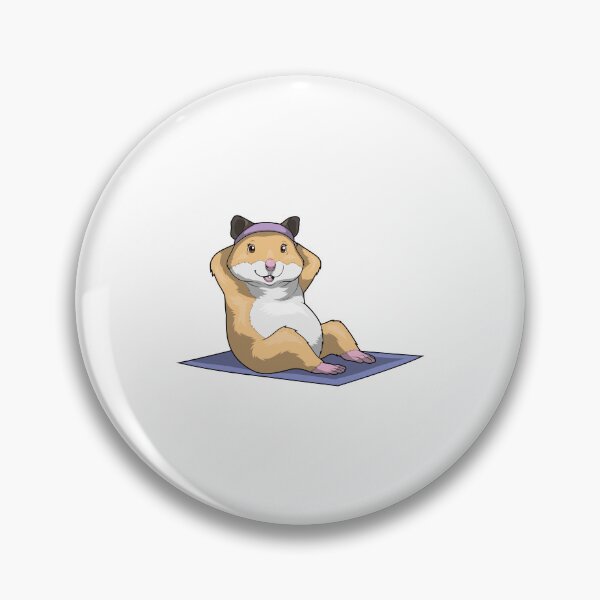 Item preview, Hamster Fitness Sit ups Sports designed and sold by Snabdesign84.